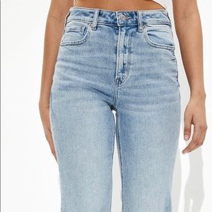 NWOT AE Stretch Mom Straight Jean